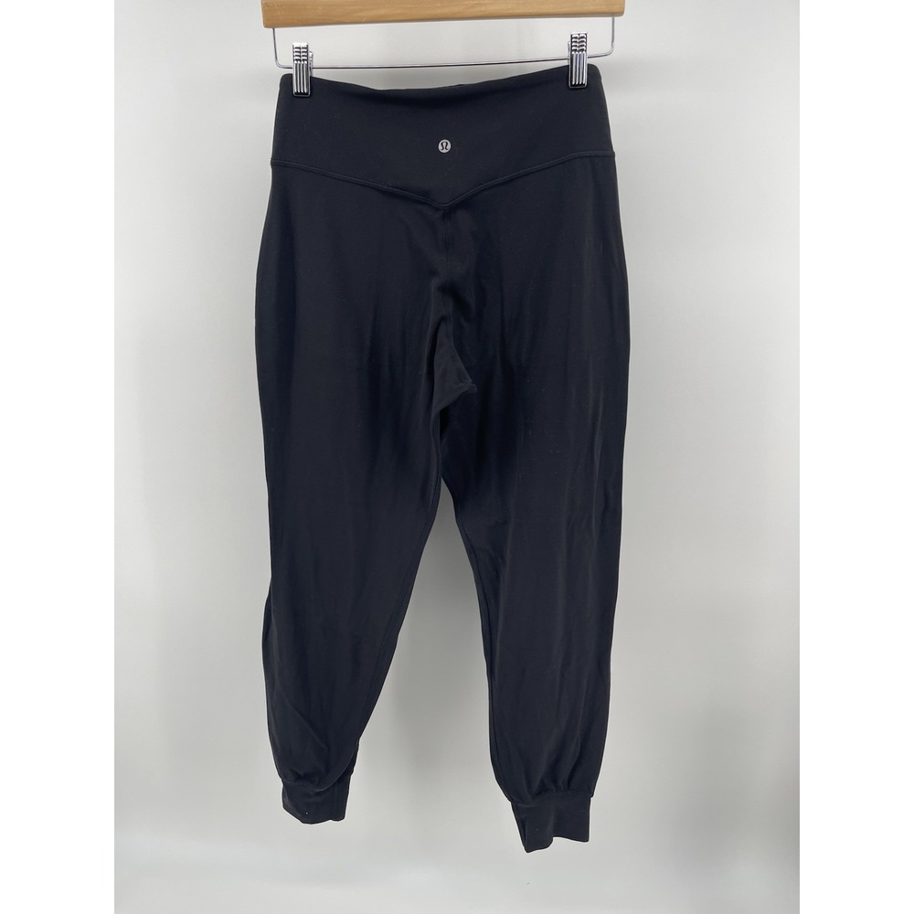 Lululemon Align Joggers Women Size 8 Black Athletic Yoga Pants Pockets